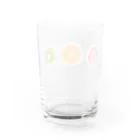 のぐちさきのMoedan~フルーツ大福~3コ Water Glass :back