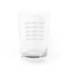 イラスト MONYAAT のサーモンサモタンの群れ A Water Glass :back