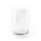 harupink🌸ペット似顔絵illustの色鉛筆マメルリハ Water Glass :back