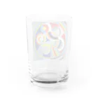 世界の絵画アートグッズのロベール・ドローネー 《リズム No.1》 Water Glass :back