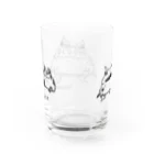 かえるはるきのこ（RURUKO)のうちのカエルたち Water Glass :back