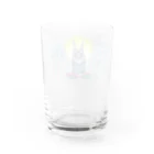 Botanical STUDIOの"M"  Wonderalphabet Water Glass :back