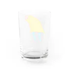  むきむき   地球生活のなやみがなさそうな人 Water Glass :back