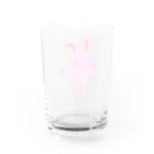 満たされないうさぎ（mitasarenai usagi）のみたうさジャスティス文字後ろver Water Glass :back