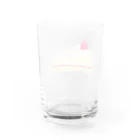 レモンスカッシュの泡のショートケーキ Water Glass :back