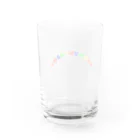 元祖イモ虫ヤローのイモ虫ヤロー（レインボー） Water Glass :back