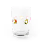 りんごくんのおみせの歩くりんごくんズ Water Glass :back