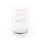 nidan-illustrationの“MAGI COURIER” pink #1 Water Glass :back