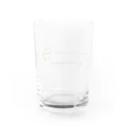 かいわれちゃんの帰りたくない柴犬(ロゴ入り) Water Glass :back