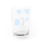 末っ子じゃない甘えん坊猫の水玉around猫 Water Glass :back