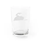 健康体のカエルスイマー(クロール) Water Glass :back