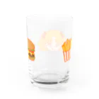 pi_tyoのはらぺこちゃん Water Glass :back