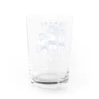 ダサい曲をかけるパーティーのAMACHAN(オーシャンブルー) Water Glass :back