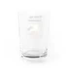 hacci-2021の寝坊助ワンコ Water Glass :back