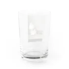 こむぎSHOPのピアノの上のこむぎ Water Glass :back