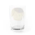 怠惰なレーズンの　来世のポムポム Water Glass :back