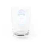 クロフミのまったりショップの氷と真珠と吹雪くん Water Glass :back