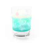 あおねこのお店。のいつでもクリソ。 Water Glass :back