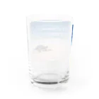 Life with あにまる🐨✨のハワイアンホヌ Water Glass :back