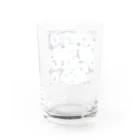 sunnari spare moment.の壊れた白い花 Water Glass :back