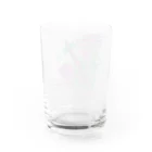 ハッピー卐ランド(ハッピーまんじランド)の琵琶法師 紫緑 ネオン Water Glass :back