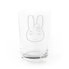 SHOP n番煎じの虚無うさぎ Water Glass :back