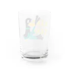 イラスト MONYAAT の鴨カモカモかも C Water Glass :back