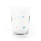 ウクレレちゃんと女の子のウクレレちゃんグラス Water Glass :back