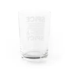LONESOME TYPE ススのSPICE SPICY（Diagonal） Water Glass :back