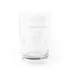 フクモモ屋さんのフクモモマグカップ-モモビアンナイト- Water Glass :back