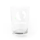 ゆるり堂のカラーでぱっかーん白 Water Glass :back