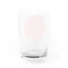 EMPTY(エンプティ）のサークル・ピンク Water Glass :back