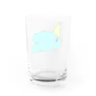 くまくまこーぽれーしょんのサカナユニコーン Water Glass :back