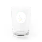 ソラハルインコ♡のセキセイインコ アルビノ Water Glass :back