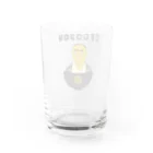 NIKORASU GOの歴史デザイン「せごどん」（Tシャツ・パーカー・グッズ・ETC） Water Glass :back