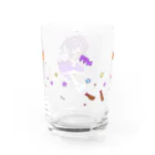 パプミショップのエビふりゃー食ってる場合じゃねえグラス Water Glass :back