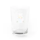 のぐちさきのシロクマさんの白くまタイム Water Glass :back