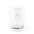 菊タローオフィシャルグッズ販売所の高田でドン！ Water Glass :back