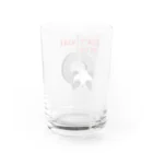 イラスト MONYAAT のズレぱんだちゃんのおこさないでねC  Water Glass :back