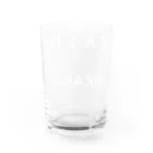 仏教エンタメ大寺院のお店のお洒落version白 Water Glass :back