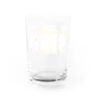 ゆず＠シトラスデザイン の３色牛乳 Water Glass :back