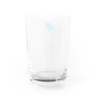 さくらもちゅ*のBlue bird coffee Water Glass :back