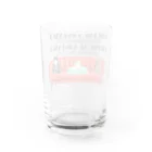 SANKAKU DESIGN STOREのコロナが終わっても近寄らないで欲しい猫ちゃん。 オタク向け Water Glass :back