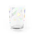 でおきしりぼ子の実験室のTrianglez_ｗ Water Glass :back