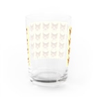kihbouのねこいっぱい飲みものグラス Water Glass :back