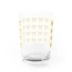 kihbouのねこいっぱい飲みものグラス Water Glass :back