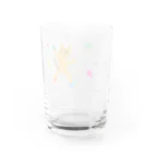 mapechiのトラネコしまお、壁をのぼる Water Glass :back