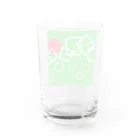 sagのmelon  soda Water Glass :back