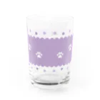 ツギハギ ニクの【GUchaNeko】ポインテッド Water Glass :back