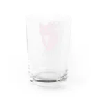 BeArtSuzumaruのあずきにゃんこ Water Glass :back